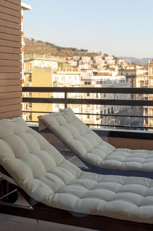 Mareluna Penthouse - Luxury Rooftop Salerno Exterior foto