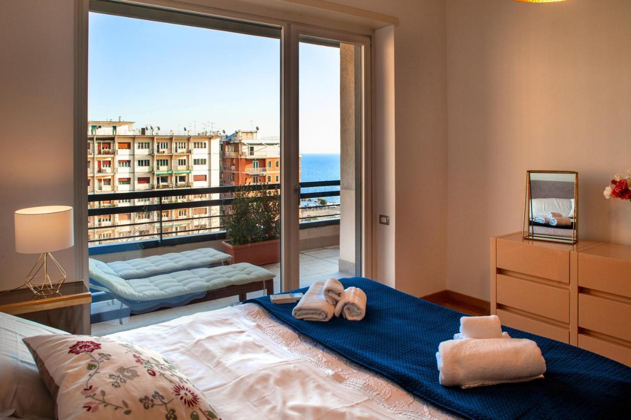 Mareluna Penthouse - Luxury Rooftop Salerno Exterior foto