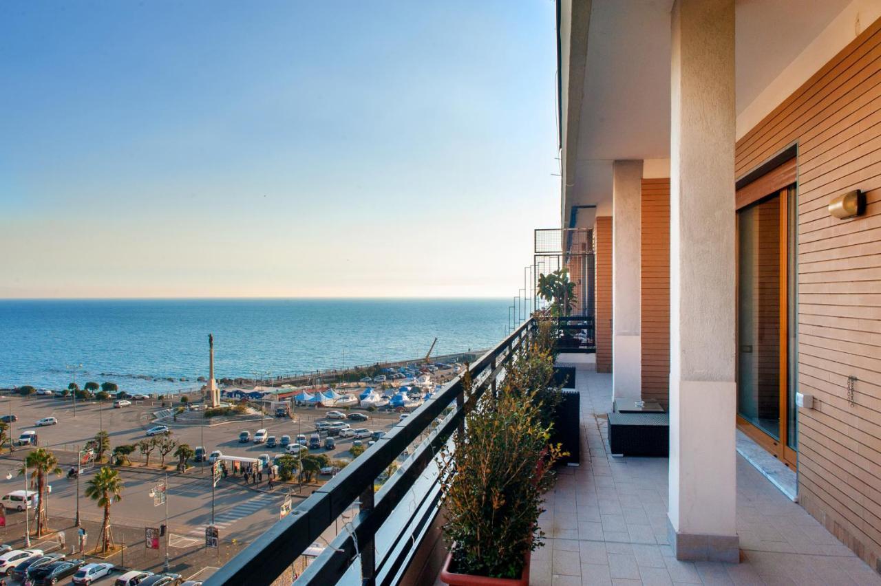 Mareluna Penthouse - Luxury Rooftop Salerno Exterior foto